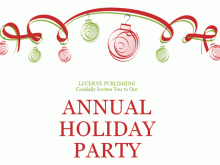 40 Customize Our Free Annual Holiday Party Invitation Template Maker for Annual Holiday Party Invitation Template