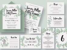 40 The Best Eucalyptus Wedding Invitation Template With Stunning Design with Eucalyptus Wedding Invitation Template