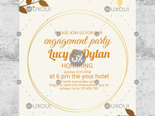 41 Format Engagement Invitation Card Template Vector For Free with Engagement Invitation Card Template Vector