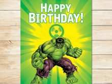 42 Customize Hulk Birthday Invitation Template PSD File for Hulk Birthday Invitation Template