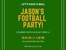 42 Customize Our Free Football Party Invitation Template Maker for Football Party Invitation Template