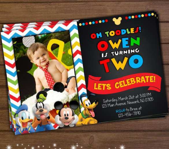 42 Online Mickey Mouse Party Invitation Template PSD File for Mickey Mouse Party Invitation Template
