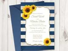 42 Report Sunflower Wedding Invitation Template For Free with Sunflower Wedding Invitation Template