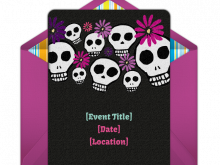 42 Visiting Day Of The Dead Party Invitation Template PSD File with Day Of The Dead Party Invitation Template