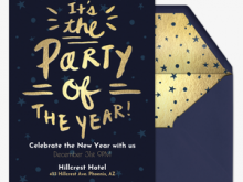43 Adding New Year Party Invitation Template in Photoshop for New Year Party Invitation Template