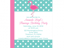43 Customize Our Free Flamingo Party Invitation Template Free Photo by Flamingo Party Invitation Template Free