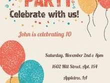 Google Doc Party Invitation Template