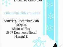 44 Online Ice Skating Party Invitation Template Free Formating by Ice Skating Party Invitation Template Free