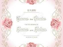 44 Printable Old Rose Wedding Invitation Template for Ms Word with Old Rose Wedding Invitation Template