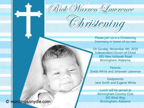 45 Free Example Of Invitation Card For Christening And Birthday in Word for Example Of Invitation Card For Christening And Birthday