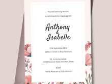 45 Printable Wedding Invitation Template With Photo in Photoshop by Wedding Invitation Template With Photo