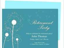46 Best Retirement Party Invitation Template For Free with Retirement Party Invitation Template