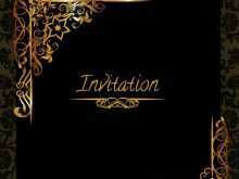 46 Create Elegant Gold Design Invitation Template Maker for Elegant Gold Design Invitation Template