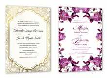 46 How To Create Example Of Invitation Card For Wedding Templates for Example Of Invitation Card For Wedding