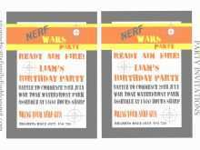 46 How To Create Nerf Gun Party Invitation Template Maker for Nerf Gun Party Invitation Template