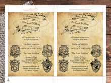 47 Creating Harry Potter Wedding Invitation Template Free Download for Harry Potter Wedding Invitation Template Free