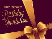 47 Creating Powerpoint Birthday Invitation Template for Ms Word with Powerpoint Birthday Invitation Template
