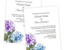 47 Online Hydrangea Wedding Invitation Template Formating with Hydrangea Wedding Invitation Template