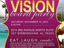 47 The Best Vision Board Party Invitation Template For Free for Vision Board Party Invitation Template