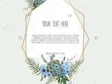 48 Blank Vector Floral Wedding Invitation Template For Free by Vector Floral Wedding Invitation Template