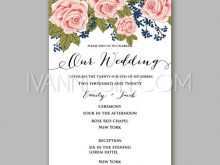 48 Standard Blank Wedding Invitation Templates Vector Layouts by Blank Wedding Invitation Templates Vector