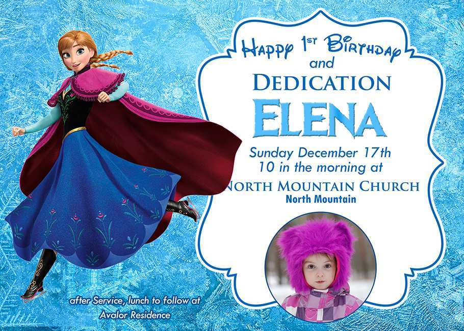 48 The Best Frozen Birthday Invitation Template For Free with Frozen Birthday Invitation Template
