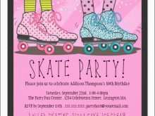 Roller Skating Birthday Party Invitation Template