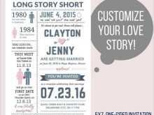 49 Creative Love Story Wedding Invitation Template PSD File with Love Story Wedding Invitation Template