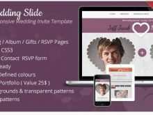 One Page Responsive Wedding Invitation Template