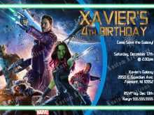 49 Format Guardians Of The Galaxy Birthday Invitation Template for Ms Word for Guardians Of The Galaxy Birthday Invitation Template