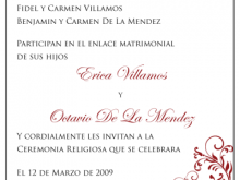 49 Free Printable Wedding Invitation Template Spanish in Word for Wedding Invitation Template Spanish
