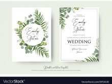 Eucalyptus Wedding Invitation Template