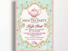 50 Customize Our Free High Tea Invitation Template Blank Download for High Tea Invitation Template Blank