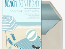 50 The Best Beach Party Invitation Template for Ms Word by Beach Party Invitation Template