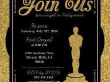 51 Blank Oscar Party Invitation Template Maker by Oscar Party Invitation Template