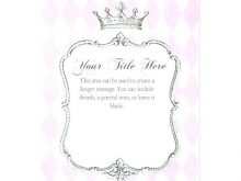 Royal Party Invitation Template