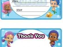 51 Customize Blank Bubble Guppies Invitation Template Photo with Blank Bubble Guppies Invitation Template