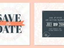 51 Free Printable Save The Date Wedding Invitation Template Vector With Stunning Design for Save The Date Wedding Invitation Template Vector