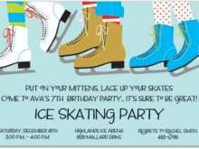 52 Adding Ice Skating Party Invitation Template Free Now for Ice Skating Party Invitation Template Free