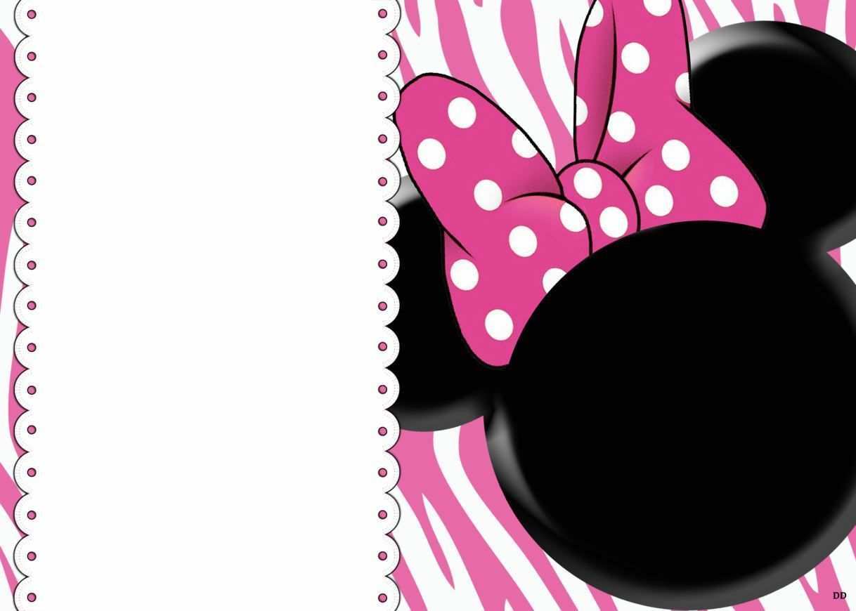 52 Best Minnie Mouse Blank Invitation Template Formating with Minnie Mouse Blank Invitation Template