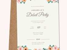 Blank Bohemian Invitation Template