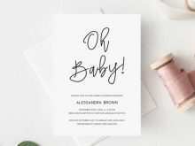 52 Create Elegant Baby Shower Invitation Templates For Free for Elegant Baby Shower Invitation Templates