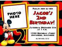 53 Best Mickey Mouse Birthday Invitation Template in Photoshop for Mickey Mouse Birthday Invitation Template