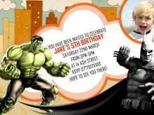 53 Format Hulk Birthday Invitation Template for Ms Word for Hulk Birthday Invitation Template