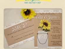 53 How To Create Sunflower Wedding Invitation Template Download for Sunflower Wedding Invitation Template