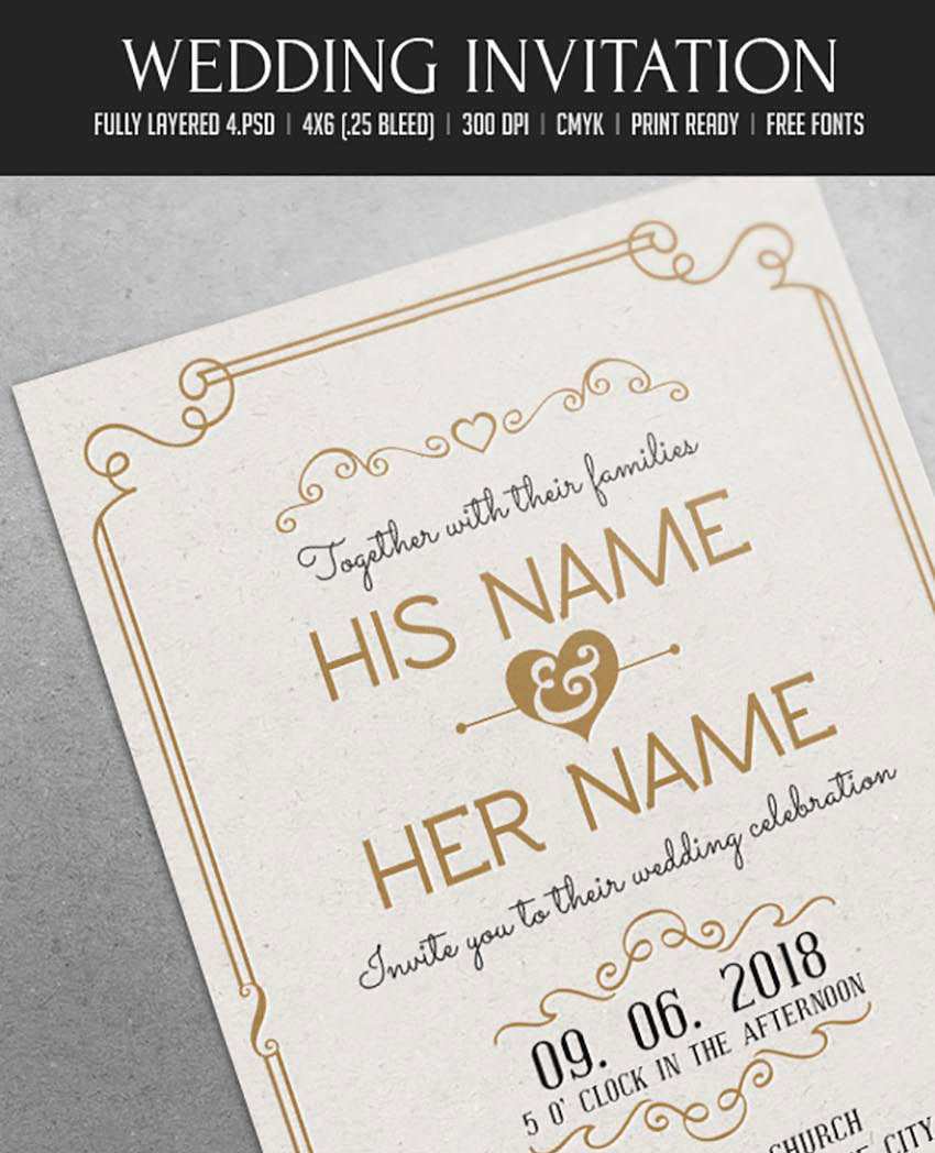 elegant wedding invitation template after effects free download