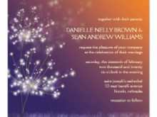 Twilight Wedding Invitation Template