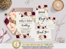 54 Creative Marsala Wedding Invitation Template in Photoshop with Marsala Wedding Invitation Template