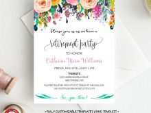 54 Customize Our Free Retirement Party Invitation Template in Photoshop by Retirement Party Invitation Template