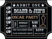 54 Format Oscar Party Invitation Template PSD File for Oscar Party Invitation Template